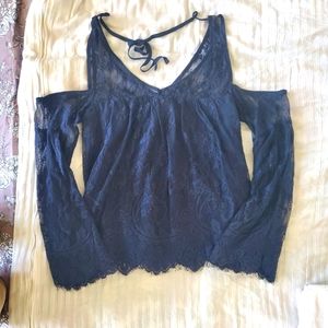 Abercrombie & Fitch, Off the Shoulder, Lace Blouse